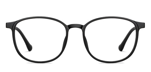 Black Round Full Rim Unisex Eyeglasses by Lenskart Air-151930