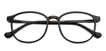 Load image into Gallery viewer, Black Round Full Rim Unisex Eyeglasses by Lenskart Air-151930