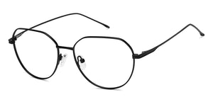 Black Round Full Rim Unisex Eyeglasses by Lenskart Air-211607