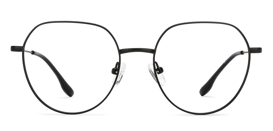 Black Round Full Rim Unisex Eyeglasses by Lenskart Air-213110