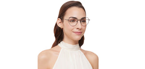 Black Round Full Rim Unisex Eyeglasses by Lenskart Air-213110