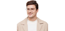 Load image into Gallery viewer, Black Round Full Rim Unisex Eyeglasses by Lenskart Air-213110