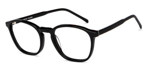Black Round Full Rim Unisex Eyeglasses by Vincent Chase-201112