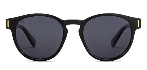 Black Round Full Rim Unisex Sunglasses by Vincent Chase Polarized-152345