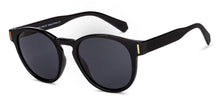 Load image into Gallery viewer, Black Round Full Rim Unisex Sunglasses by Vincent Chase Polarized-152345