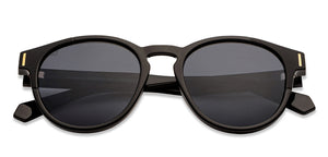 Black Round Full Rim Unisex Sunglasses by Vincent Chase Polarized-152345