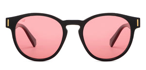 Black Round Full Rim Unisex Sunglasses by Vincent Chase Polarized-152348