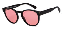 Load image into Gallery viewer, Black Round Full Rim Unisex Sunglasses by Vincent Chase Polarized-152348