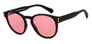 Black Round Full Rim Unisex Sunglasses by Vincent Chase Polarized-152348