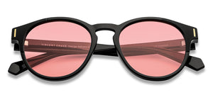 Black Round Full Rim Unisex Sunglasses by Vincent Chase Polarized-152348