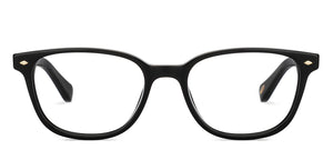 Black Square Full Rim Women Eyeglasses by Fossil-205591