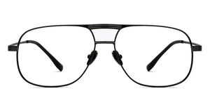 Black Square Full Rim Unisex Eyeglasses by John Jacobs-209671
