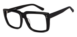 Black Square Full Rim Unisex Eyeglasses by John Jacobs-152961