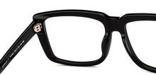 Load image into Gallery viewer, Black Square Full Rim Unisex Eyeglasses by John Jacobs-152961