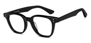 Black Square Full Rim Unisex Eyeglasses by John Jacobs-153096