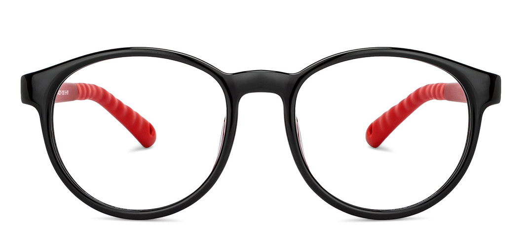 Black Square Full Rim Kids Eyeglasses by Hooper Switch-200336