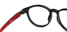 Load image into Gallery viewer, Black Square Full Rim Kids Eyeglasses by Hooper Switch-200336