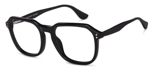 Black Square Full Rim Unisex Eyeglasses by Vincent Chase Computer Glasses-204965