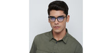 Load image into Gallery viewer, Black Square Full Rim Unisex Eyeglasses by Vincent Chase Online-204946