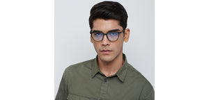Black Square Full Rim Unisex Eyeglasses by Vincent Chase Online-204946