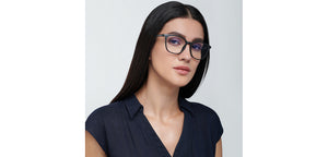 Black Square Full Rim Unisex Eyeglasses by Vincent Chase Online-204946