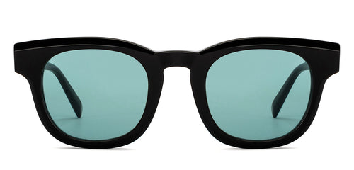 Black Wayfarer Full Rim Unisex Sunglasses by John Jacobs-201706