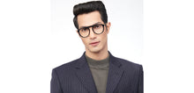 Load image into Gallery viewer, Black Aviator Full Rim Unisex Eyeglasses by John Jacobs-205975