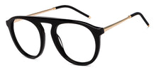 Load image into Gallery viewer, Black Aviator Full Rim Unisex Eyeglasses by John Jacobs-205975