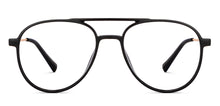 Load image into Gallery viewer, Black Aviator Full Rim Unisex Eyeglasses by Lenskart Air-151675