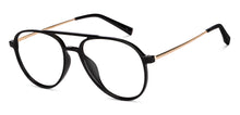Load image into Gallery viewer, Black Aviator Full Rim Unisex Eyeglasses by Lenskart Air-151675