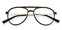 Load image into Gallery viewer, Black Aviator Full Rim Unisex Eyeglasses by Lenskart Air-151675