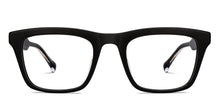 Load image into Gallery viewer, Black Rectangle Full Rim Unisex Eyeglasses by John Jacobs-206363