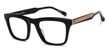 Load image into Gallery viewer, Black Rectangle Full Rim Unisex Eyeglasses by John Jacobs-206363