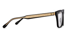 Load image into Gallery viewer, Black Rectangle Full Rim Unisex Eyeglasses by John Jacobs-206363