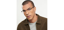 Load image into Gallery viewer, Black Rectangle Full Rim Unisex Eyeglasses by Vincent Chase-201098