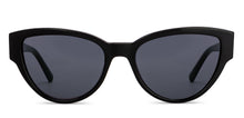 Load image into Gallery viewer, Black Cat Eye Full Rim Unisex Sunglasses by John Jacobs-152731