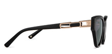 Load image into Gallery viewer, Black Cat Eye Full Rim Unisex Sunglasses by John Jacobs-152731
