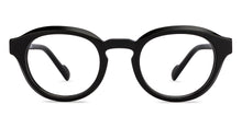 Load image into Gallery viewer, Black Round Full Rim Unisex Eyeglasses by John Jacobs-208122