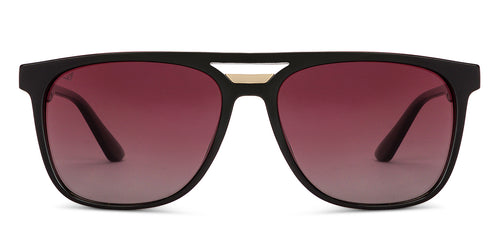 Black Wayfarer Full Rim Unisex Sunglasses by Vincent Chase Polarized-200435