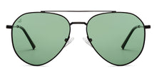 Load image into Gallery viewer, Black Aviator Full Rim Unisex Sunglasses by Vincent Chase Polarized-200377