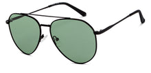 Load image into Gallery viewer, Black Aviator Full Rim Unisex Sunglasses by Vincent Chase Polarized-200377