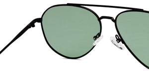 Black Aviator Full Rim Unisex Sunglasses by Vincent Chase Polarized-200377