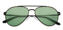 Load image into Gallery viewer, Black Aviator Full Rim Unisex Sunglasses by Vincent Chase Polarized-200377