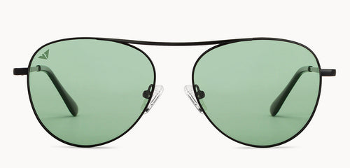 Black Aviator Full Rim Unisex Sunglasses by Vincent Chase Polarized-200383