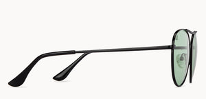 Black Aviator Full Rim Unisex Sunglasses by Vincent Chase Polarized-200383