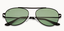 Load image into Gallery viewer, Black Aviator Full Rim Unisex Sunglasses by Vincent Chase Polarized-200383