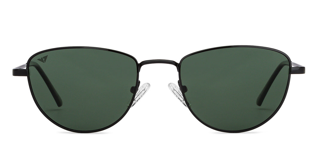 Black Cat Eye Full Rim Women Sunglasses by Vincent Chase Polarized-200477