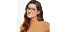 Load image into Gallery viewer, Black Geometric Full Rim Unisex Eyeglasses by Lenskart Air-201282