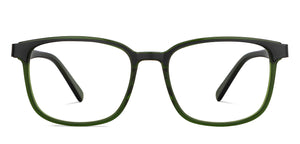 Green Rectangle Full Rim Unisex Eyeglasses by Vincent Chase Computer Glasses-204988