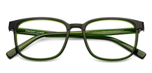 Load image into Gallery viewer, Green Rectangle Full Rim Unisex Eyeglasses by Vincent Chase Computer Glasses-204988